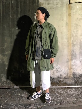 「USA」｜「アイテム（ジャケット/アウター）」を使った、浩さん（メンズ・170cm）の冬コーディネート