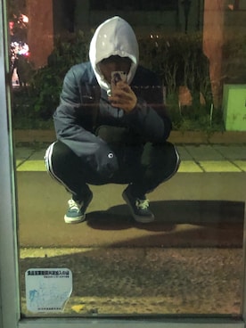「Champion（チャンピオン）のアイテム（デニムジャケット）」を使った、choco53さん（メンズ・171cm）の秋コーディネート