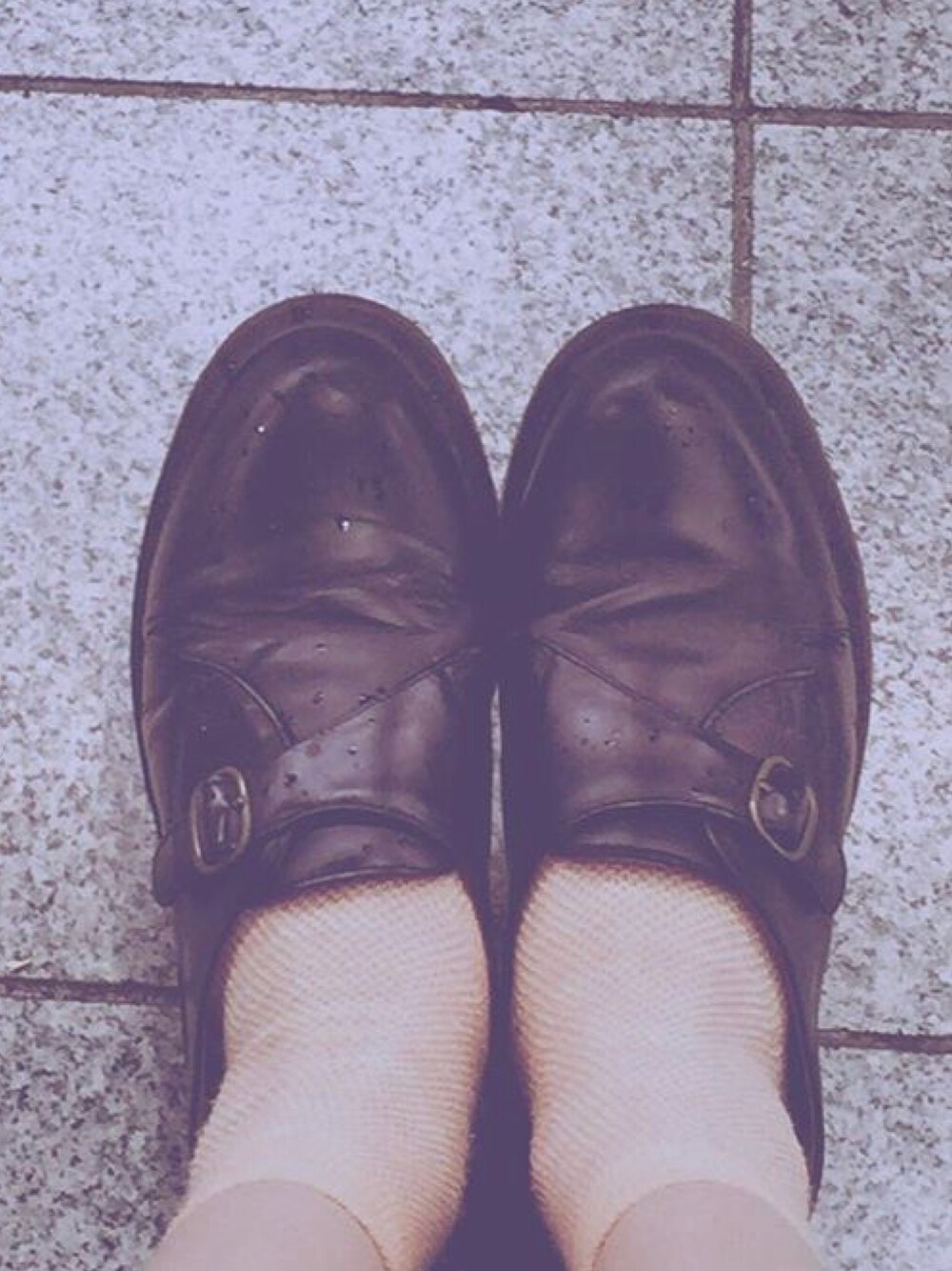 「Dr.Martens、革靴」｜「Dr. Martensのアイテム（その他シューズ、ブラック系）」を使った、cocoさん（レディース・164cm）の春コーディネートの1枚目の写真