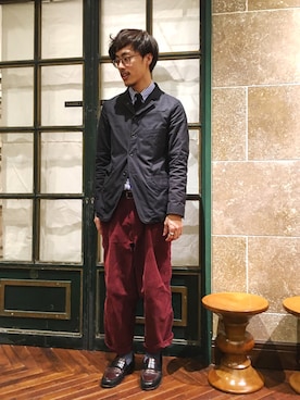 「HUDSON'S BAY COMPANY（ハドソンベイ）のアイテム」を使った、まきたく@休止中さん（メンズ・171cm）の冬コーディネート