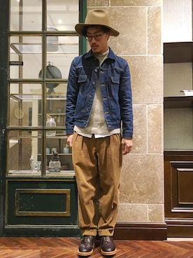 「MICHAEL TAPIA（マイケルタピア）のアイテム（トップス）」を使った、まきたく@休止中さん（メンズ・171cm）の冬コーディネート