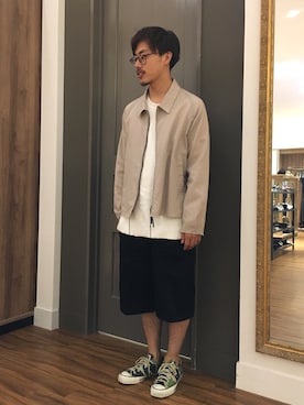 まきたく@休止中さん（メンズ・171cm）の春コーディネート