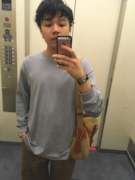 「AURALEE」｜ばしゃさん（メンズ・165cm）の秋コーディネート