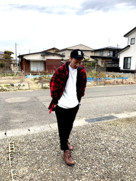 noraさん（メンズ・175cm）の冬コーディネート