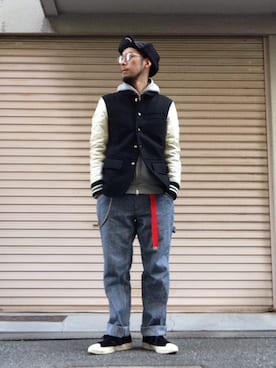 「ヒッコリー」｜「アイテム（財布/小物）」を使った、kiyoshiさん（メンズ・170cm）の冬コーディネート