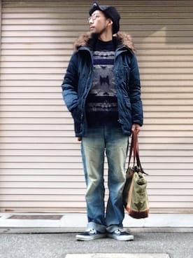 kiyoshiさん（メンズ・170cm）の冬コーディネート