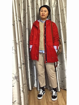 「ESPRIT（エスプリ）のアイテム（ジャケット/アウター）」を使った、miumiu还想去纽约さん（レディース・155cm）の秋コーディネート