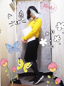 「うしろリボン」｜ミトロさん（レディース・164cm）の春コーディネート