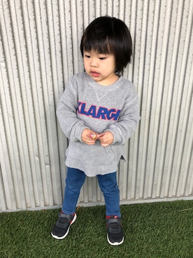 hikariさん（キッズ・90cm）の冬コーディネート