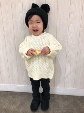 hikariさん（キッズ・90cm）の冬コーディネート