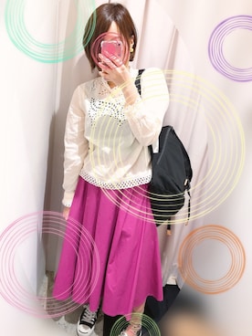 「CONVERSE（コンバース）のCONVERSE コンバース ジャック パーセル / JACK PURCEL（スニーカー）」を使った、m_cas:)さん（レディース・154cm）の春コーディネート