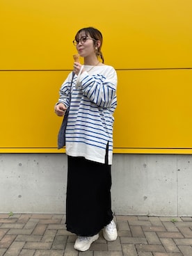 「SM2（エスエムツー）のアイテム」を使った、Minaさん（レディース・153cm）の春コーディネート