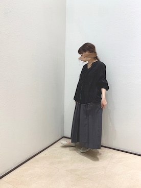 「ニコアンド」｜「アイテム（パンプス）」を使った、kanaさん（レディース・155cm）の春コーディネート