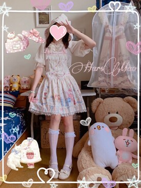 「lolitafashion」｜「アイテム（オールインワン・サロペット）」を使った、澪さん（レディース・163cm）の冬コーディネート