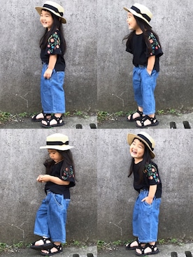 hanamenさん(キッズ・90cm)の夏コーディネート