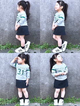 hanamenさん（キッズ・80cm）の春コーディネート