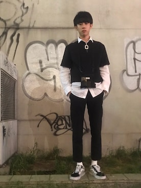 「MSCHF（ミスチーフ）のアイテム」を使った、kaito kageyamaさん（メンズ・175cm）の夏コーディネート