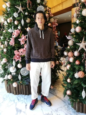 「UNDERCOVER（アンダーカバー）のアイテム（その他アウター）」を使った、Nicholasさん（メンズ・185cm）の冬コーディネート