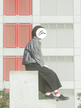 「PAR ICI」｜「アイテム（ジャケット/アウター）」を使った、o r i さん（レディース・157cm）の秋コーディネート