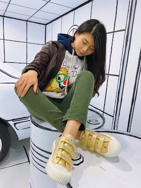 「excelsior」｜縵さん（レディース・156cm）の春コーディネート