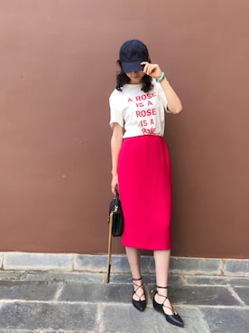 微博@chirldrensdayさん(レディース・174cm)の夏コーディネート