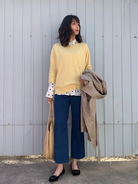 「Charlotte Olympia（シャーロットオリンピア）のアイテム」を使った、微博@chirldrensdayさん（レディース・174cm）の春コーディネート