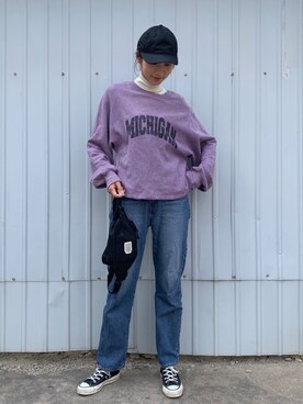 微博@chirldrensdayさん(レディース・174cm)の春コーディネート