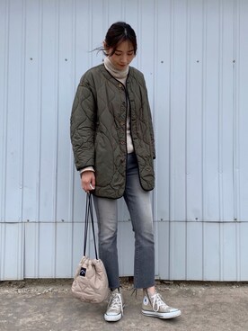 微博@chirldrensdayさん（レディース・174cm）の春コーディネート