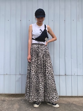 微博@chirldrensdayさん(レディース・174cm)の夏コーディネート