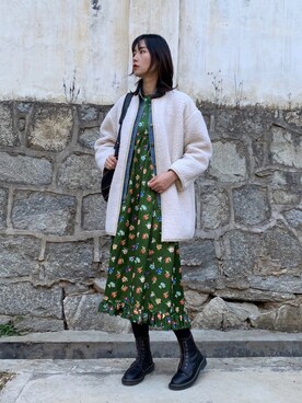 微博@chirldrensdayさん(レディース・174cm)の秋コーディネート