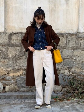 微博@chirldrensdayさん(レディース・174cm)の秋コーディネート