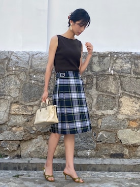 微博@chirldrensdayさん（レディース・174cm）の夏コーディネート