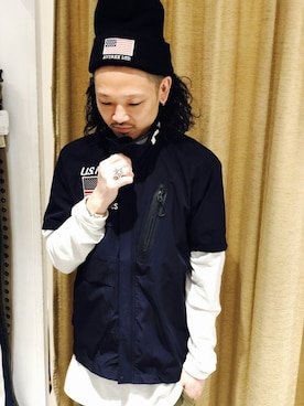 「S/S」｜KARASAWAさん（メンズ・173cm）の冬コーディネート