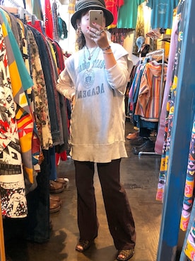 「FENDI」｜「アイテム（スウェット）」を使った、piipinnacleさん（レディース・145cm）の冬コーディネート