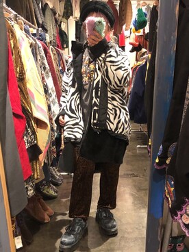 「MILKBOY」｜「アイテム（その他アウター）」を使った、piipinnacleさん（レディース・145cm）の春コーディネート