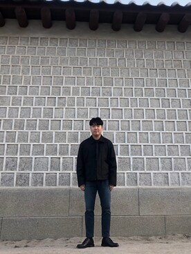 「daily look」｜「アイテム（その他アウター）」を使った、moksoomさん（メンズ・172cm）の春コーディネート