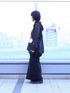 「Kagari Yusuke（カガリユウスケ）のアイテム（財布/小物）」を使った、snowpeak_ matsudaさん（レディース・160cm）の春コーディネート