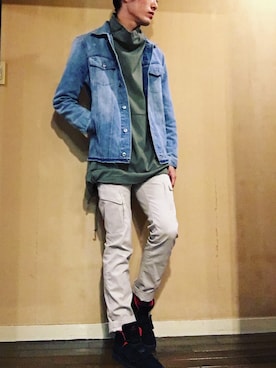 「rooms（ルームス）のアイテム」を使った、yusukeさん（メンズ・178cm）の冬コーディネート