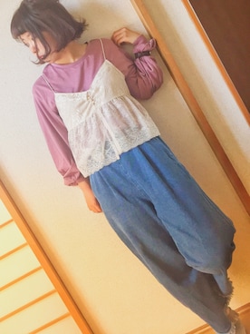 ホノカ🐰さん（レディース・165cm）の春コーディネート