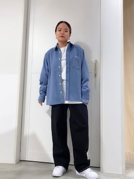 「エクストララージ」｜「アイテム（ジャケット/アウター）」を使った、本郷 礼さん（レディース・153cm）の秋コーディネート