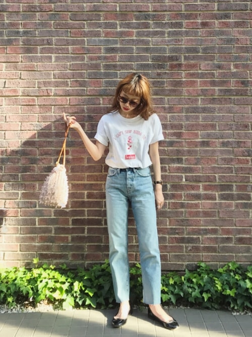 りっぴー Tシャツ カットソーを使ったコーディネート Wear