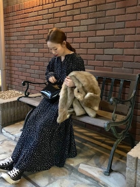 りっぴーさん（レディース・154cm）の冬コーディネート