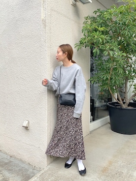 「H&M（エイチ・アンド・エム）のアイテム（バッグ）」を使った、りっぴーさん（レディース・154cm）の春コーディネート