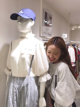 「w closet」｜「アイテム（その他）」を使った、りっぴーさん（レディース・154cm）の春コーディネート
