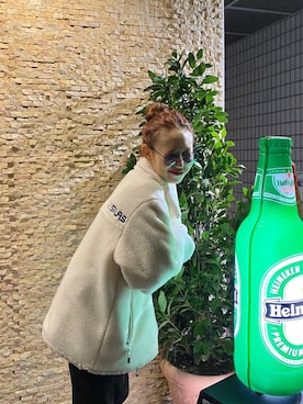 「SILAS(サイラス)のアイテム(ジャケット/アウター)」を使った、りっぴーさん(レディース・154cm)の冬コーディネート