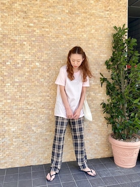 「ROLLA'S（ローラス）のアイテム」を使った、りっぴーさん（レディース・154cm）の夏コーディネート