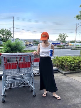「JOURNAL STANDARD（ジャーナルスタンダード）のアイテム」を使った、りっぴーさん（レディース・154cm）の夏コーディネート