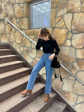 りっぴーさん（レディース・154cm）の冬コーディネート