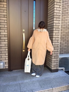 「rps（アールピーエス）のアイテム（ダウンジャケット/コート）」を使った、Jun*さん（レディース・157cm）の冬コーディネート
