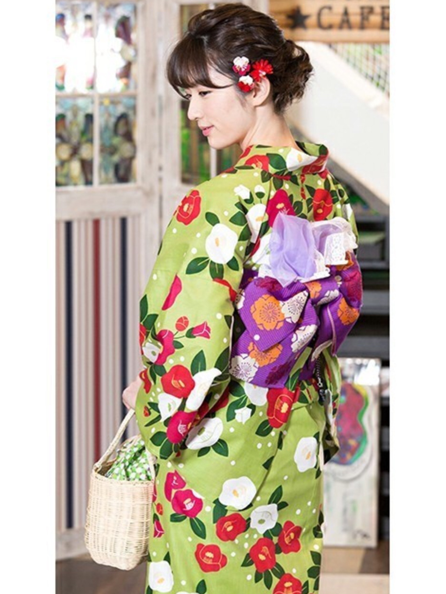 水着 着物 浴衣を使った 抹茶色 の人気ファッションコーディネート Wear